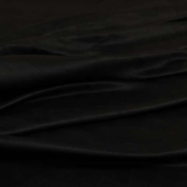 Grenada Soft Suede Fabric In Black Colour For Interior Furnishing Upholstery - Roman Blinds