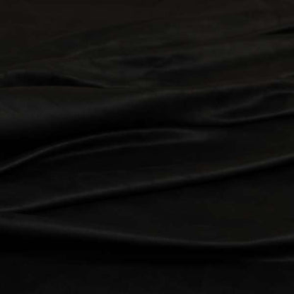 Grenada Soft Suede Fabric In Black Colour For Interior Furnishing Upholstery - Roman Blinds