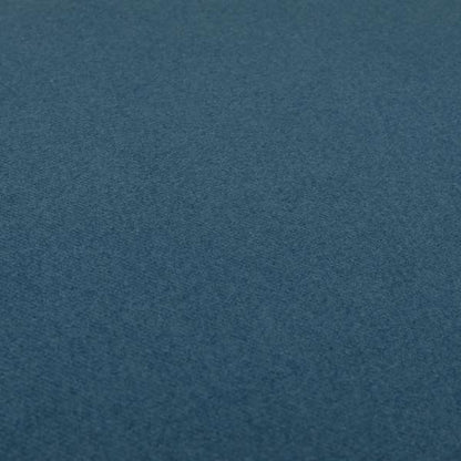 Halesworth Tweed Effect Wool Like Sapphire Blue Furnishing Upholstery Fabric - Made To Measure Curtains