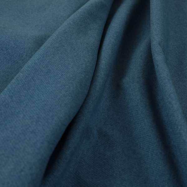 Halesworth Tweed Effect Wool Like Sapphire Blue Furnishing Upholstery Fabric - Made To Measure Curtains