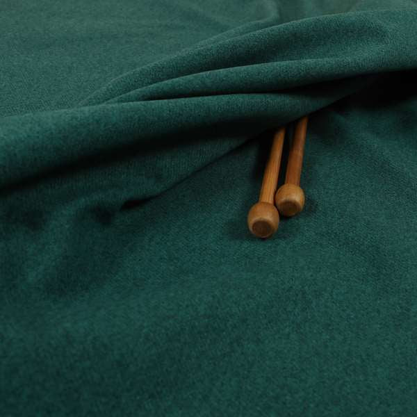 Halesworth Tweed Effect Wool Like Teal Furnishing Upholstery Fabric - Roman Blinds