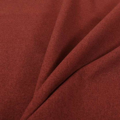 Halesworth Tweed Effect Wool Like Red Furnishing Upholstery Fabric - Made To Measure Curtains