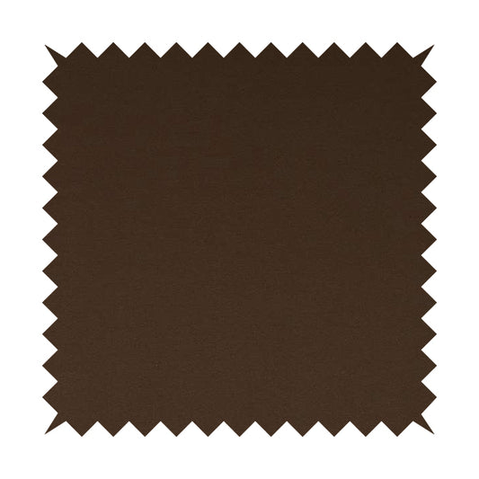 Hannah Soft Linen Effect Chenille Fabric Brown Colour