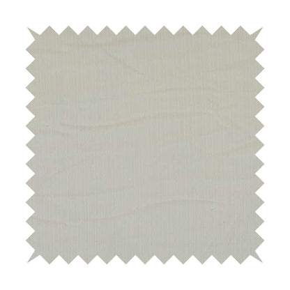 Havant Strie Soft Velvet Textured Feel Chenille Material In White Upholstery Fabrics