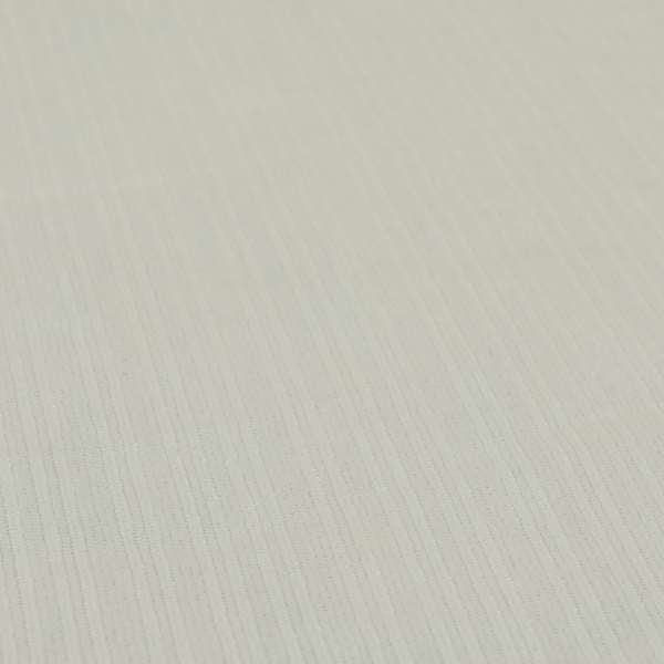 Havant Strie Soft Velvet Textured Feel Chenille Material In White Upholstery Fabrics - Roman Blinds