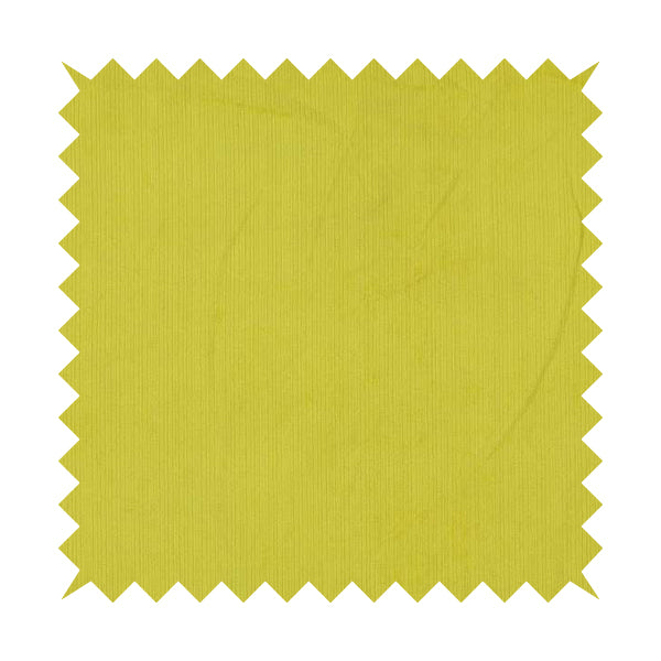 Havant Strie Soft Velvet Textured Feel Chenille Material In Yellow Upholstery Fabrics - Roman Blinds