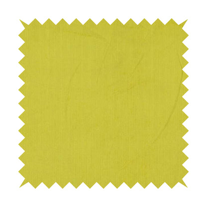 Havant Strie Soft Velvet Textured Feel Chenille Material In Yellow Upholstery Fabrics - Roman Blinds