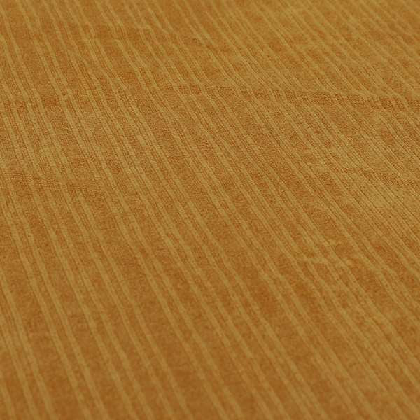 Havant Strie Soft Velvet Textured Feel Chenille Material In Orange Upholstery Fabrics - Made To Measure Curtains