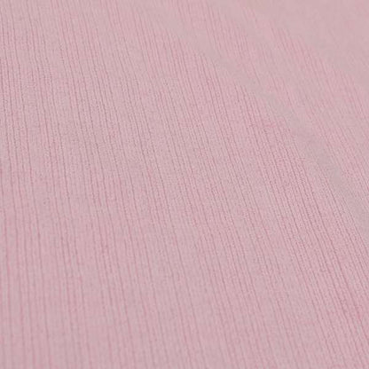 Havant Strie Soft Velvet Textured Feel Chenille Material In Pink Upholstery Fabrics - Roman Blinds