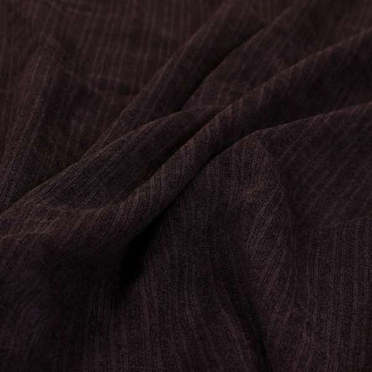 Havant Strie Soft Velvet Textured Feel Chenille Material In Purple Upholstery Fabrics