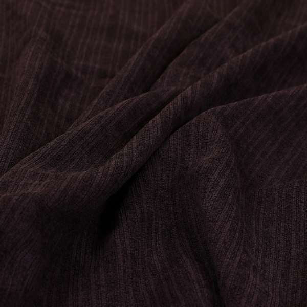 Havant Strie Soft Velvet Textured Feel Chenille Material In Purple Upholstery Fabrics - Made To Measure Curtains