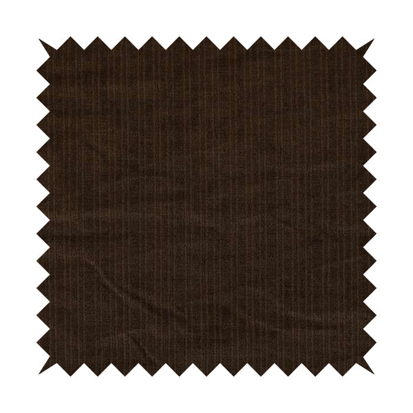 Havant Strie Soft Velvet Textured Feel Chenille Material In Brown Upholstery Fabrics - Made To Measure Curtains