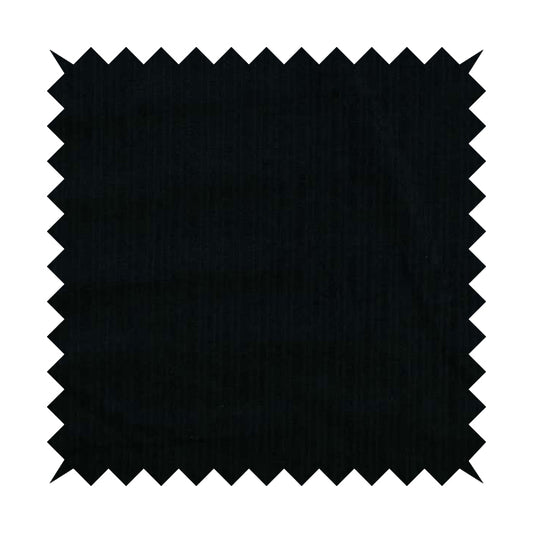 Havant Strie Soft Velvet Textured Feel Chenille Material In Black Upholstery Fabrics