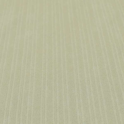 Havant Strie Soft Velvet Textured Feel Chenille Material In Cream Beige Upholstery Fabrics - Made To Measure Curtains