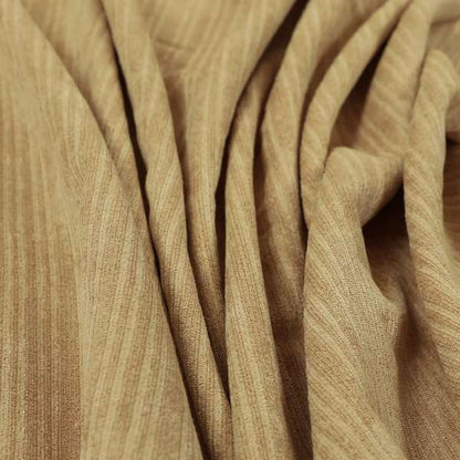 Havant Strie Soft Velvet Textured Feel Chenille Material In Sandy Beige Upholstery Fabrics - Made To Measure Curtains