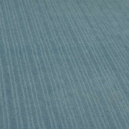 Havant Strie Soft Velvet Textured Feel Chenille Material In Light Blue Upholstery Fabrics - Roman Blinds