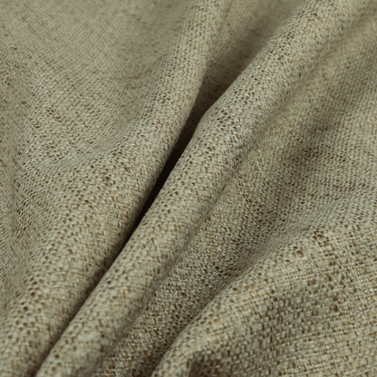 Hemsby Textured Weave Furnishing Fabric In Beige Colour - Roman Blinds