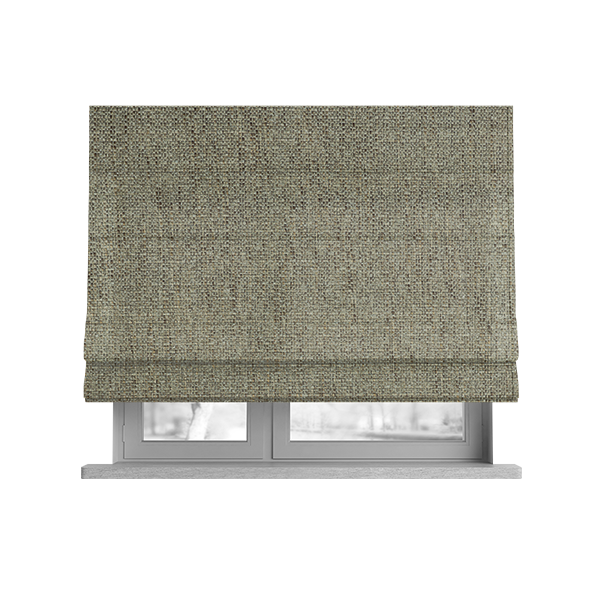 Hemsby Textured Weave Furnishing Fabric In Beige Colour - Roman Blinds