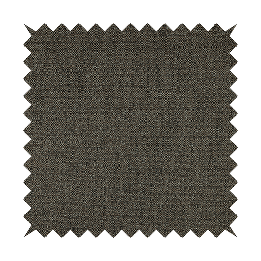 Hemsby Textured Weave Furnishing Fabric In Brown Colour