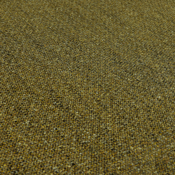 Hemsby Textured Weave Furnishing Fabric In Yellow Colour - Roman Blinds