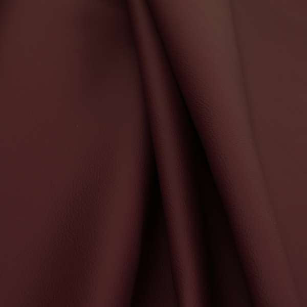 Hudson Bonded Grain Finish Eco Composition Leather In Burgundy Colour Upholstery Textile