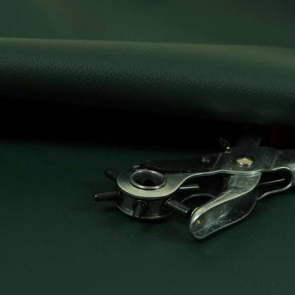 Hudson Bonded Grain Finish Eco Composition Leather In Army Green Colour Upholstery Textile