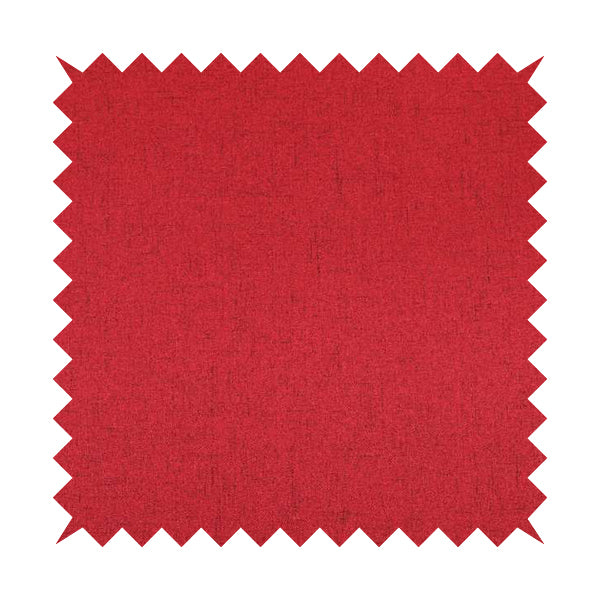 Ibiza Soft Chenille Furnishing Upholstery Fabric In Red Colour