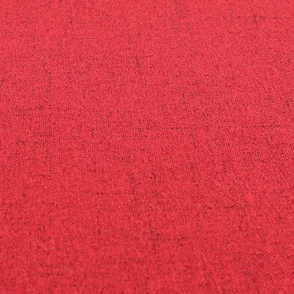 Ibiza Soft Chenille Furnishing Upholstery Fabric In Red Colour - Handmade Cushions