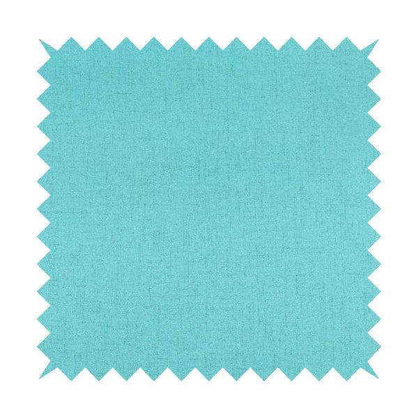 Ibiza Soft Chenille Furnishing Upholstery Fabric In Teal Blue Colour - Roman Blinds