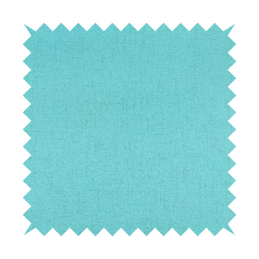 Ibiza Soft Chenille Furnishing Upholstery Fabric In Teal Blue Colour