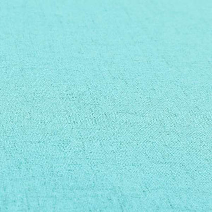 Ibiza Soft Chenille Furnishing Upholstery Fabric In Teal Blue Colour - Roman Blinds