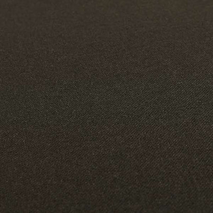 Ibiza Soft Chenille Furnishing Upholstery Fabric In Black Colour - Made To Measure Curtains