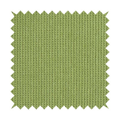 Ilford Plush Wave Ripple Effect Corduroy Upholstery Fabric In Lime Green Colour - Made To Measure Curtains