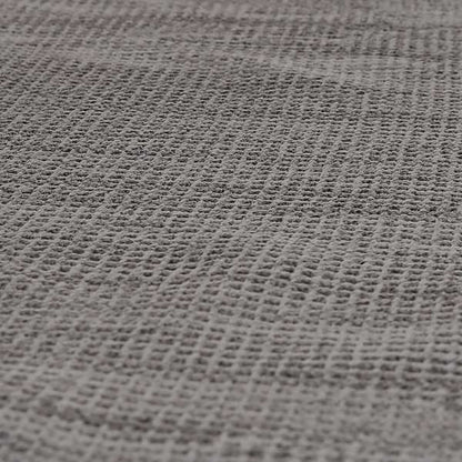Ilford Plush Wave Ripple Effect Corduroy Upholstery Fabric In Charcoal Grey Colour - Handmade Cushions