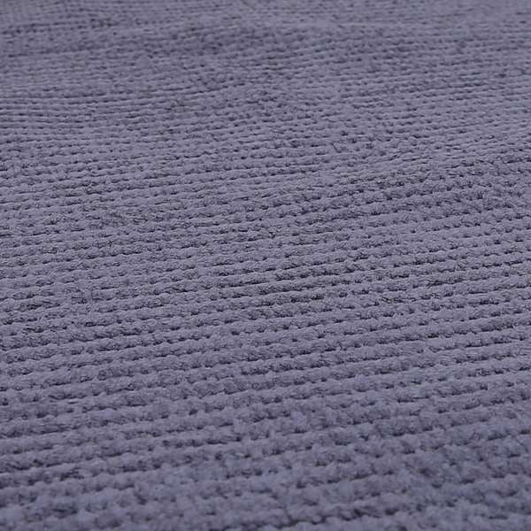 Ilford Plush Wave Ripple Effect Corduroy Upholstery Fabric In Purple Colour - Roman Blinds