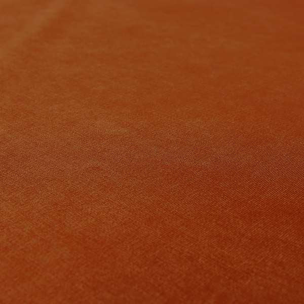 Irania Soft Chenille Upholstery Fabric Orange Colour - Made To Measure Curtains