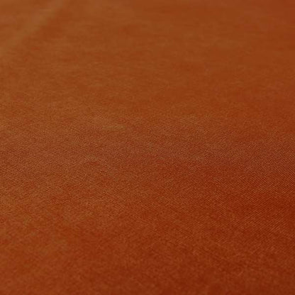 Irania Soft Chenille Upholstery Fabric Orange Colour - Made To Measure Curtains