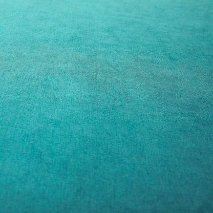 Irania Soft Chenille Upholstery Fabric Teal Blue Colour - Made To Measure Curtains