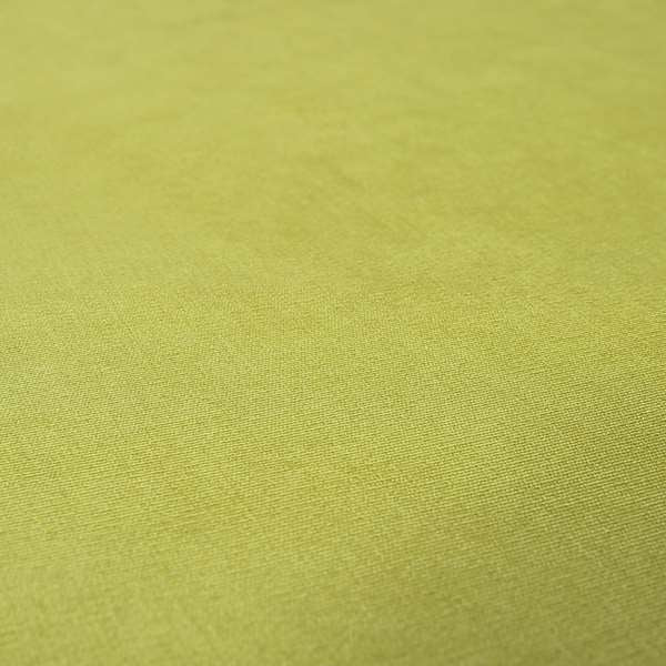 Irania Soft Chenille Upholstery Fabric Lime Green Colour