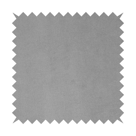 Irania Soft Chenille Upholstery Fabric Silver Grey Colour