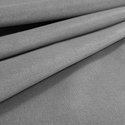 Irania Soft Chenille Upholstery Fabric Silver Grey Colour - Made To Measure Curtains