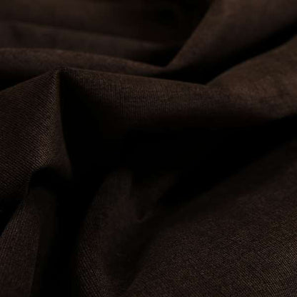 Irania Soft Chenille Upholstery Fabric Chocolate Brown Colour - Handmade Cushions