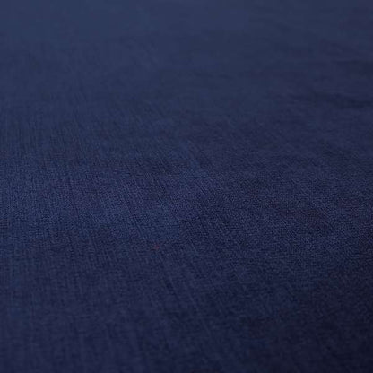 Irania Soft Chenille Upholstery Fabric Navy Blue Colour - Handmade Cushions