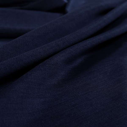 Irania Soft Chenille Upholstery Fabric Navy Blue Colour - Roman Blinds