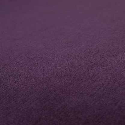 Irania Soft Chenille Upholstery Fabric Purple Colour - Handmade Cushions