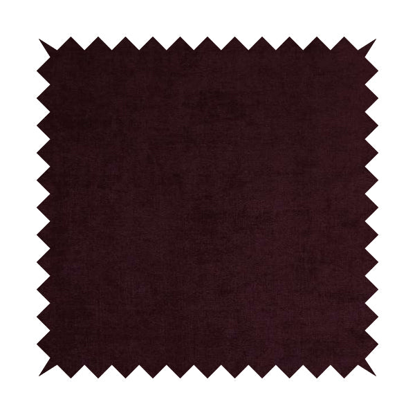 Irania Soft Chenille Upholstery Fabric Wine Plum Colour - Handmade Cushions