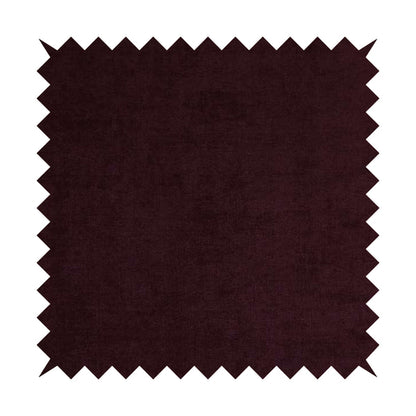 Irania Soft Chenille Upholstery Fabric Wine Plum Colour - Handmade Cushions