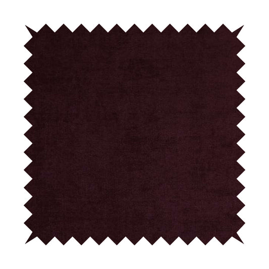 Irania Soft Chenille Upholstery Fabric Wine Plum Colour