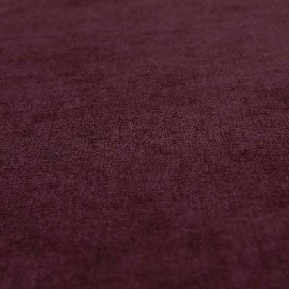 Irania Soft Chenille Upholstery Fabric Wine Plum Colour - Roman Blinds