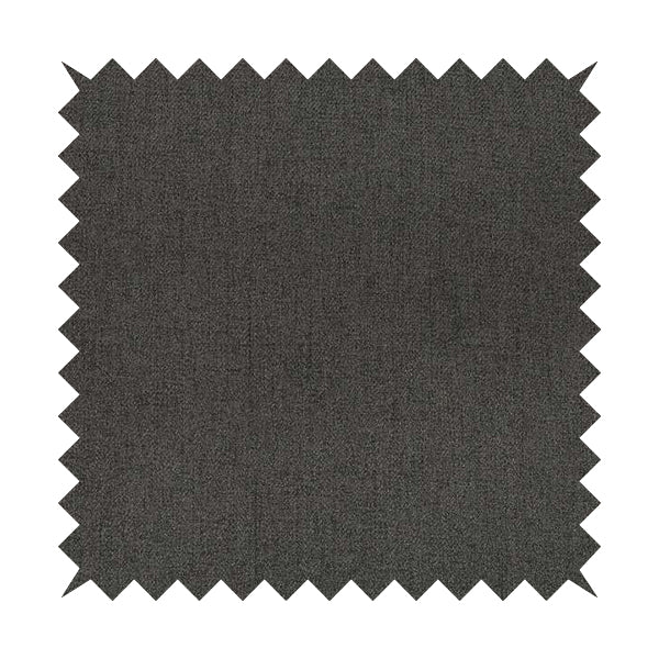 Irvine Herringbone Weave Chenille Upholstery Fabric Grey Carbon Colour